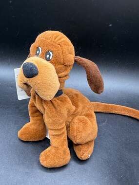 The Disney Store Lady and the Tramps TRUSTY DOG Mini Bean Bag Plush 8" w/TAGS!